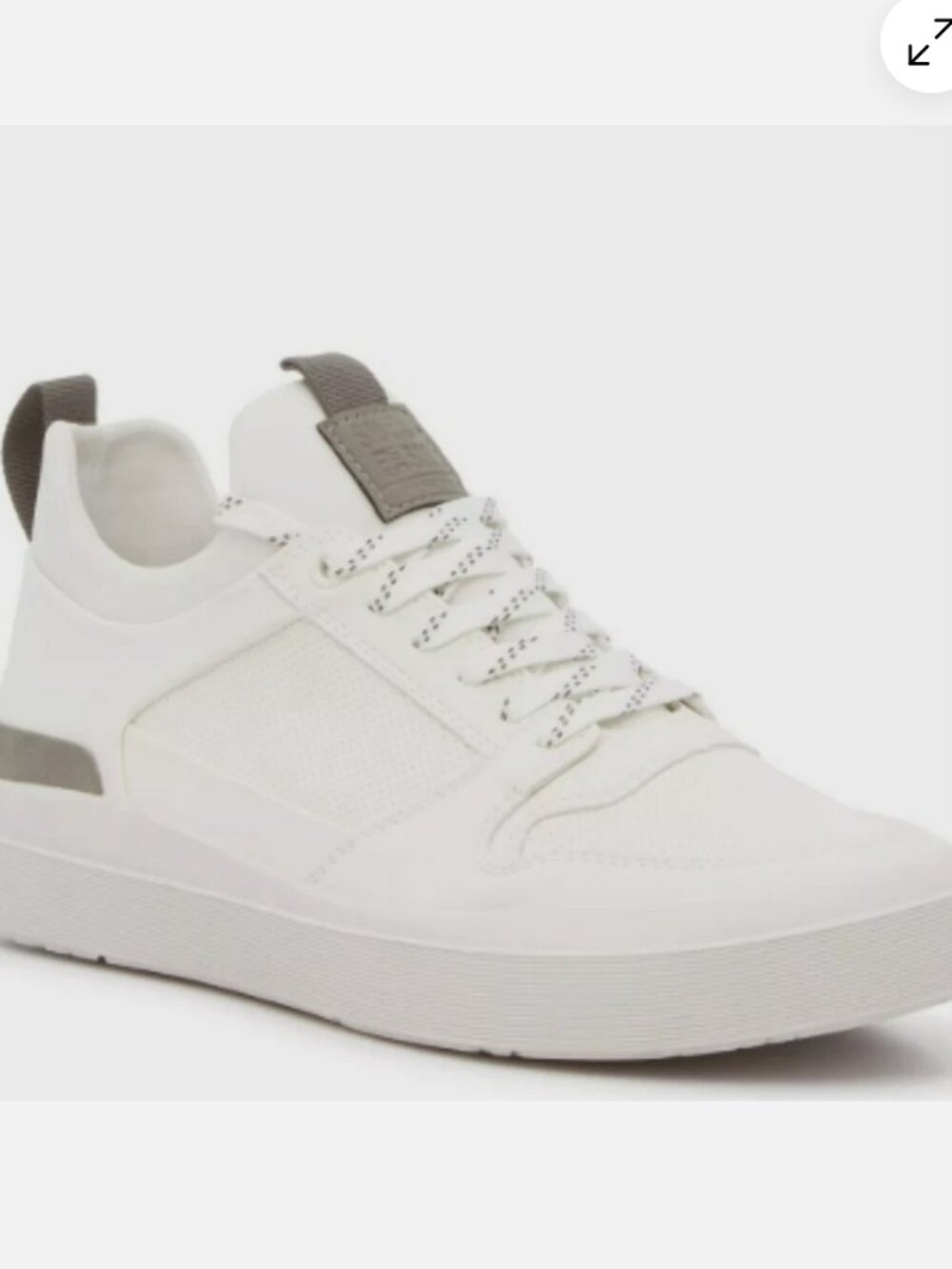 Steve Madden Men's Passage White Slip-On Sneakers Size 12 - NEW w/Box